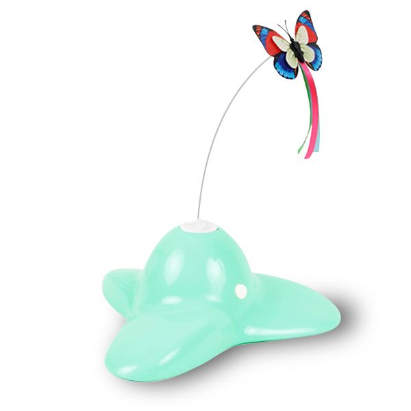 flying butterfly cat toy