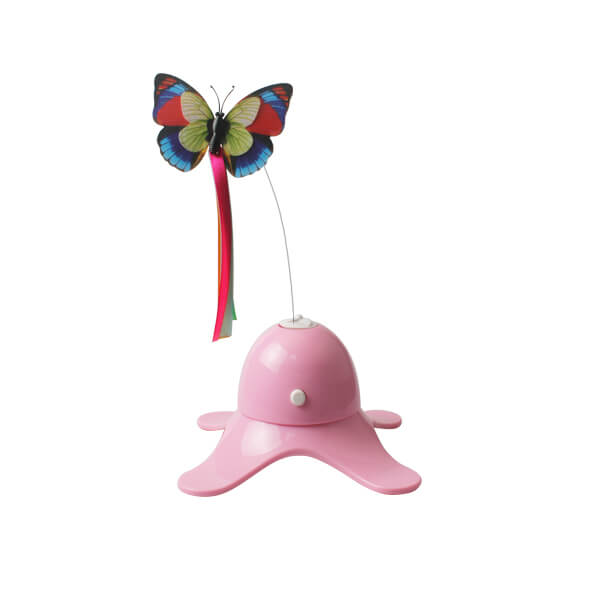 battery operated butterfly cat toy