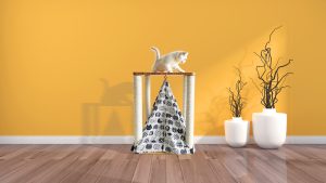 Cat Tree Scratching Post Tower With Tent